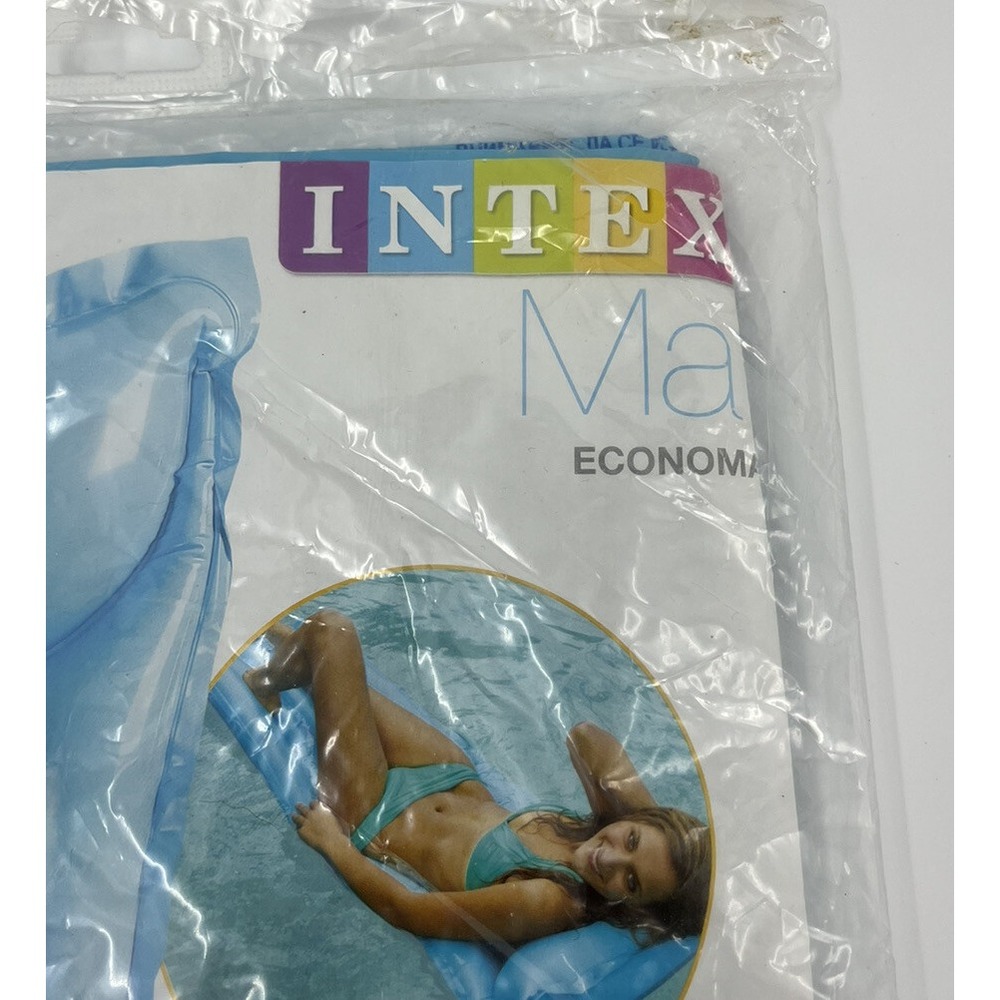 Intex Inflatable Pool Air Mat Float Blue 72" x 27" New In Sealed Package